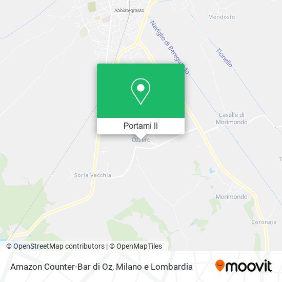 Mappa Amazon Counter-Bar di Oz