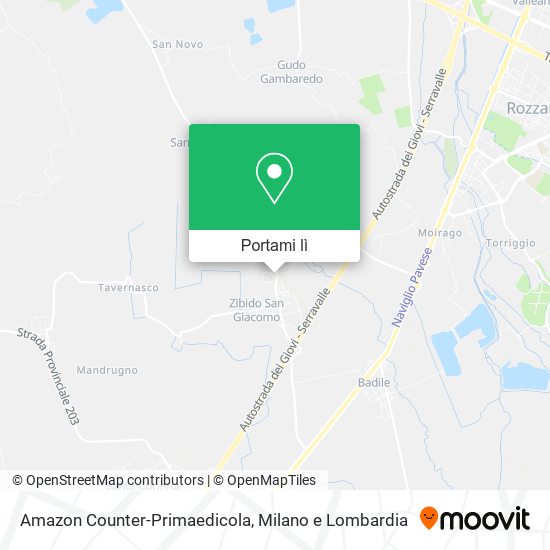Mappa Amazon Counter-Primaedicola