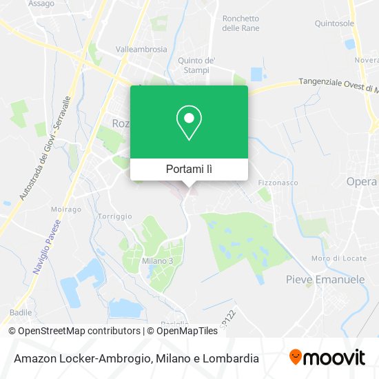 Mappa Amazon Locker-Ambrogio