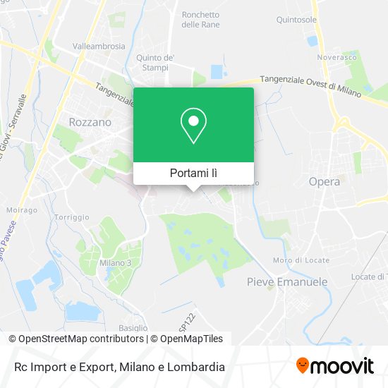 Mappa Rc Import e Export