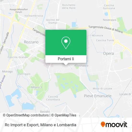 Mappa Rc Import e Export