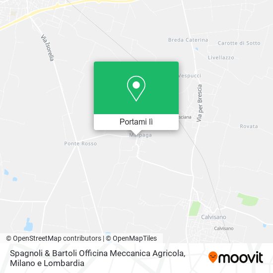 Mappa Spagnoli & Bartoli Officina Meccanica Agricola