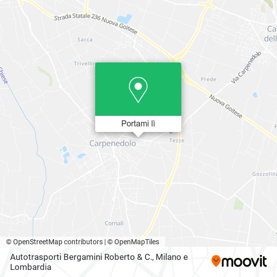 Mappa Autotrasporti Bergamini Roberto & C.