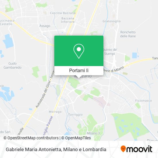Mappa Gabriele Maria Antonietta