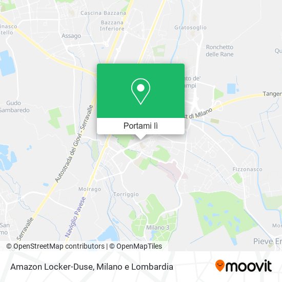 Mappa Amazon Locker-Duse
