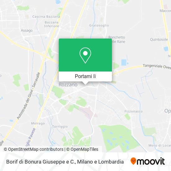 Mappa Borif di Bonura Giuseppe e C.