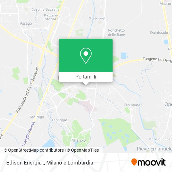 Mappa Edison Energia .