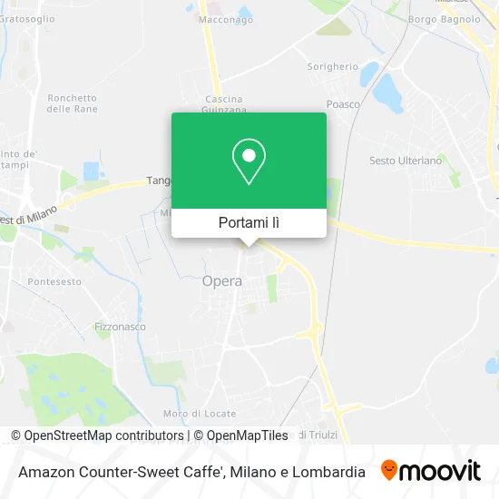 Mappa Amazon Counter-Sweet Caffe'