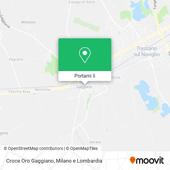 Mappa Croce Oro Gaggiano