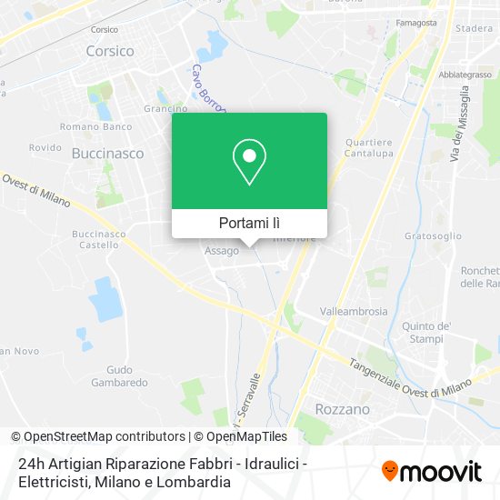 Mappa 24h Artigian Riparazione Fabbri - Idraulici - Elettricisti