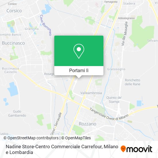 Mappa Nadine Store-Centro Commerciale Carrefour