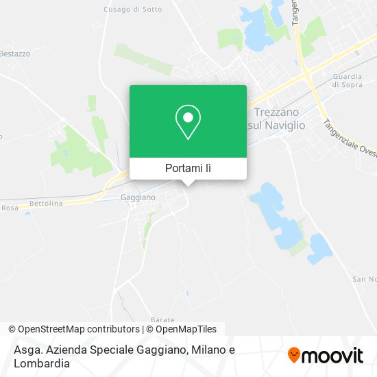 Mappa Asga. Azienda Speciale Gaggiano