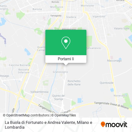 Mappa La Buola di Fortunato e Andrea Valente