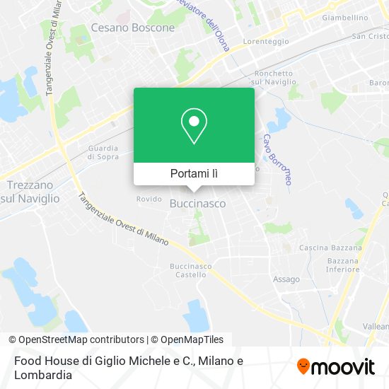 Mappa Food House di Giglio Michele e C.