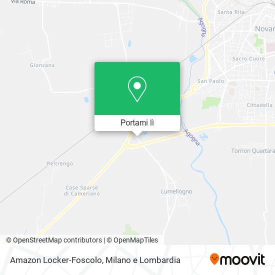 Mappa Amazon Locker-Foscolo