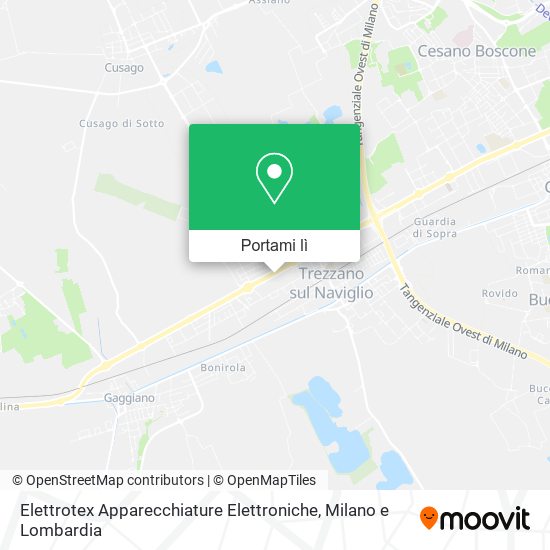 Mappa Elettrotex Apparecchiature Elettroniche