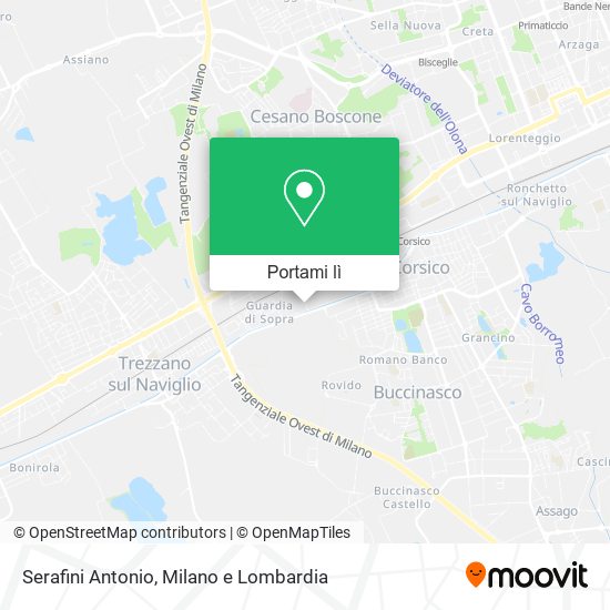 Mappa Serafini Antonio