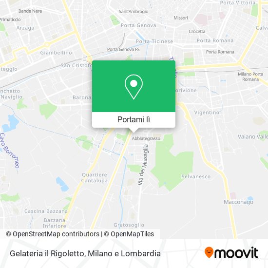 Mappa Gelateria il Rigoletto