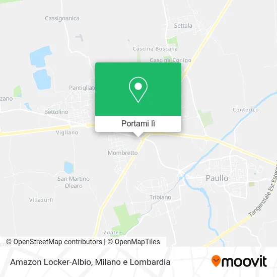 Mappa Amazon Locker-Albio
