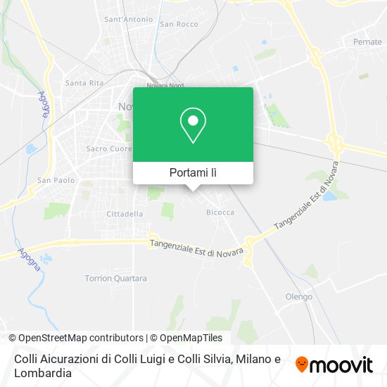 Mappa Colli Aicurazioni di Colli Luigi e Colli Silvia