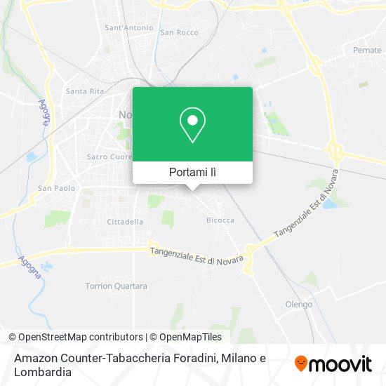 Mappa Amazon Counter-Tabaccheria Foradini