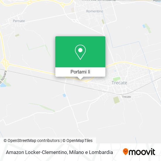 Mappa Amazon Locker-Clementino