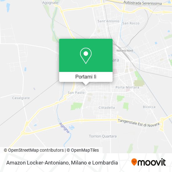 Mappa Amazon Locker-Antoniano