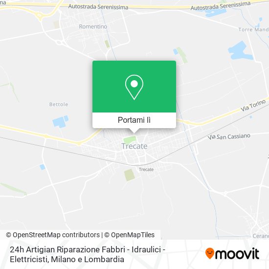 Mappa 24h Artigian Riparazione Fabbri - Idraulici - Elettricisti