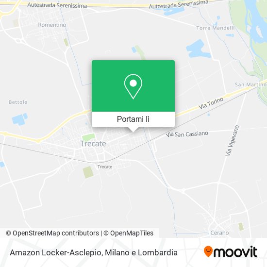 Mappa Amazon Locker-Asclepio