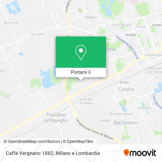 Mappa Caffè Vergnano 1882