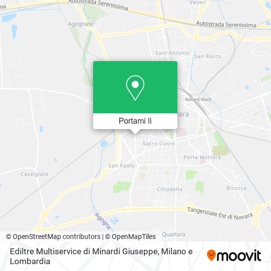 Mappa Ediltre Multiservice di Minardi Giuseppe