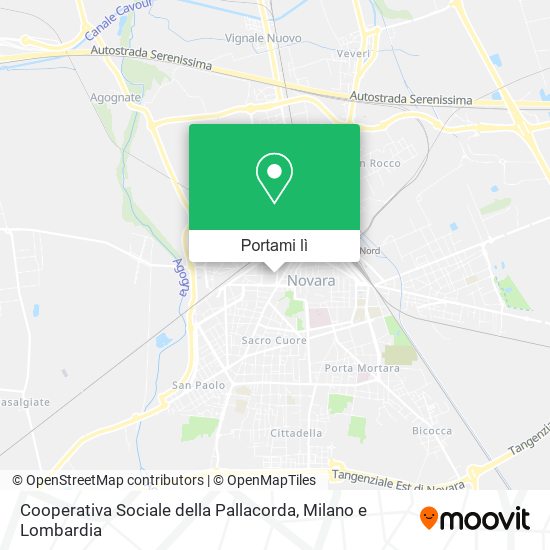 Mappa Cooperativa Sociale della Pallacorda