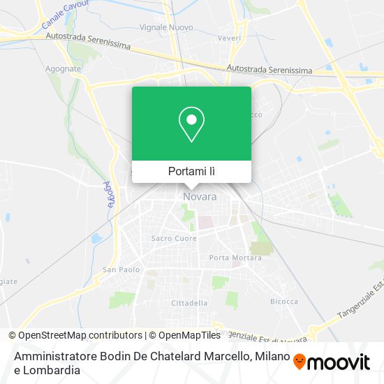 Mappa Amministratore Bodin De Chatelard Marcello
