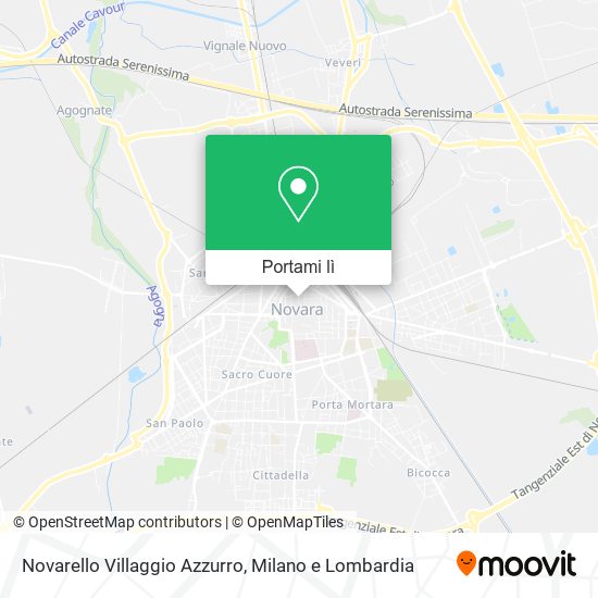 Mappa Novarello Villaggio Azzurro