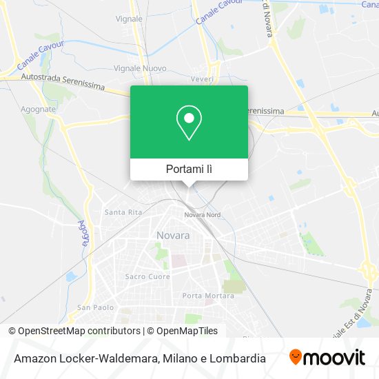 Mappa Amazon Locker-Waldemara