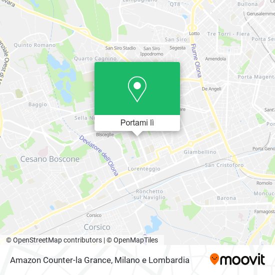 Mappa Amazon Counter-la Grance