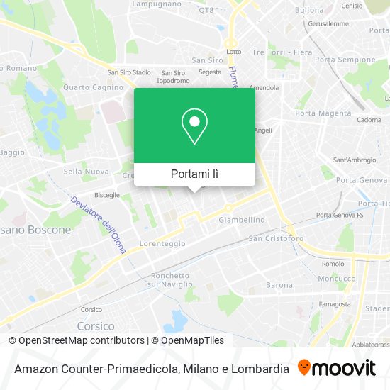Mappa Amazon Counter-Primaedicola