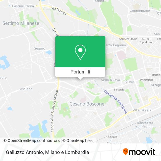 Mappa Galluzzo Antonio