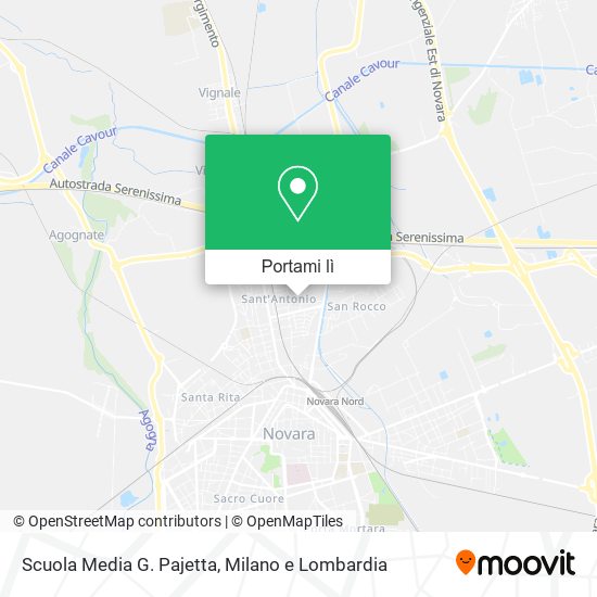 Mappa Scuola Media G. Pajetta