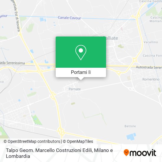 Mappa Talpo Geom. Marcello Costruzioni Edili