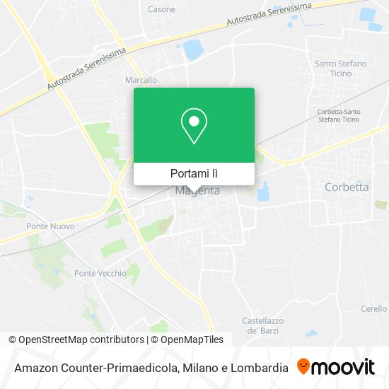 Mappa Amazon Counter-Primaedicola