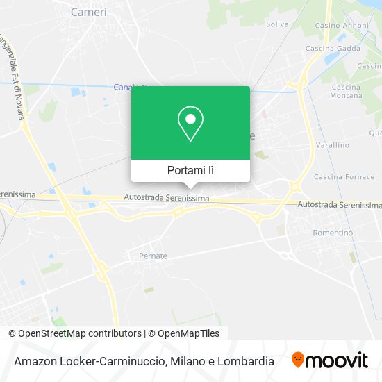 Mappa Amazon Locker-Carminuccio