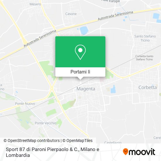 Mappa Sport 87 di Paroni Pierpaolo & C.