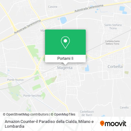 Mappa Amazon Counter-il Paradiso della Cialda