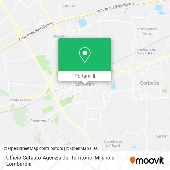 Mappa Ufficio Catasto-Agenzia del Territorio
