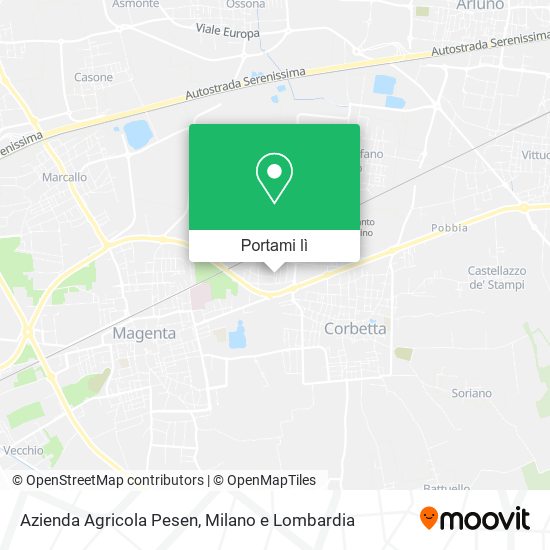 Mappa Azienda Agricola Pesen