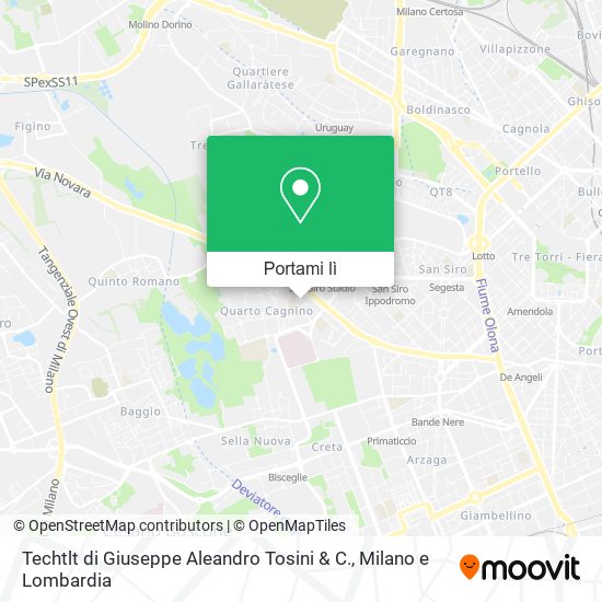 Mappa Techtlt di Giuseppe Aleandro Tosini & C.