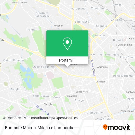 Mappa Bonfante Maimo