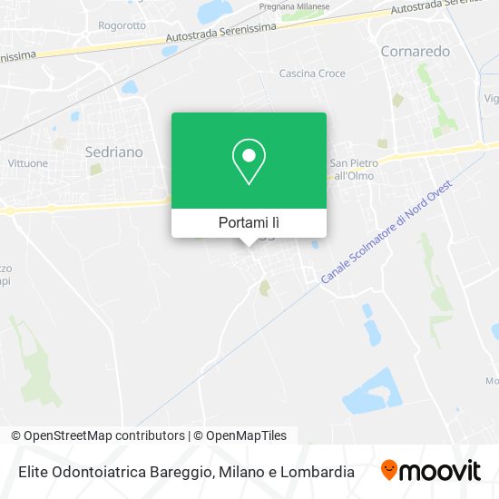 Mappa Elite Odontoiatrica Bareggio