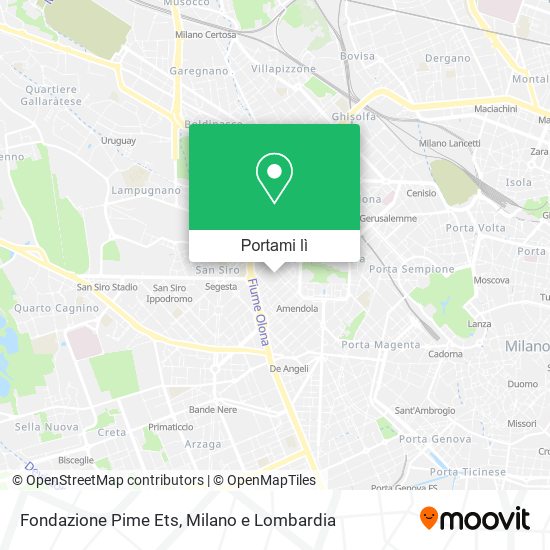 Mappa Fondazione Pime Ets